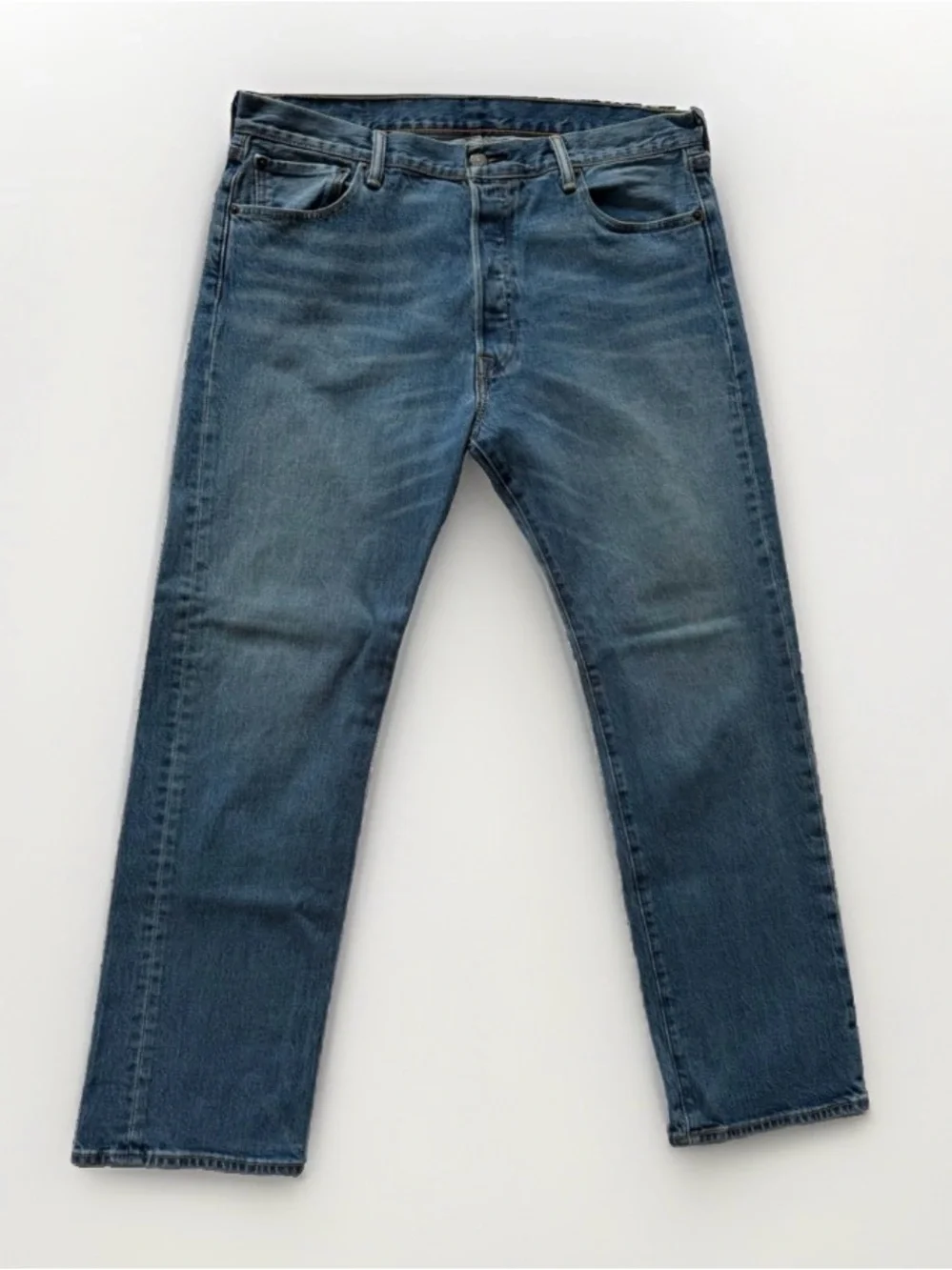 Levi’s 501 Original Fit Jeans Men 36x30 The Ben Straight Leg Button Fly Cotton